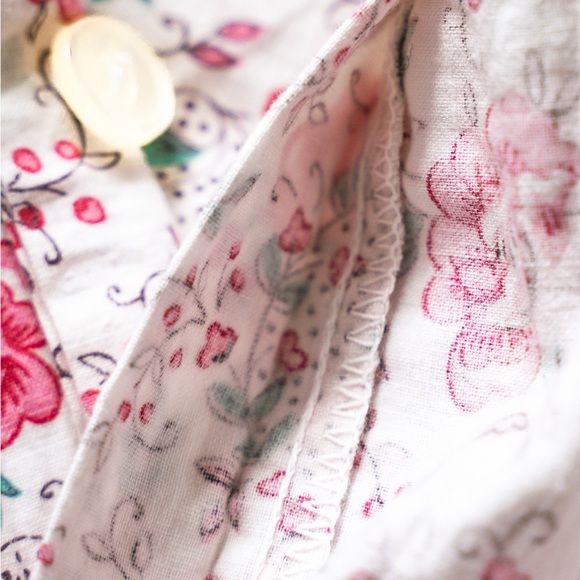 80s does 50s floral vintage cotton circle skirt - Picture 8 of 10